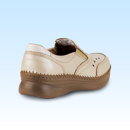 Mocasín Choclo Para Dama Lobo Solo 4981 Platino