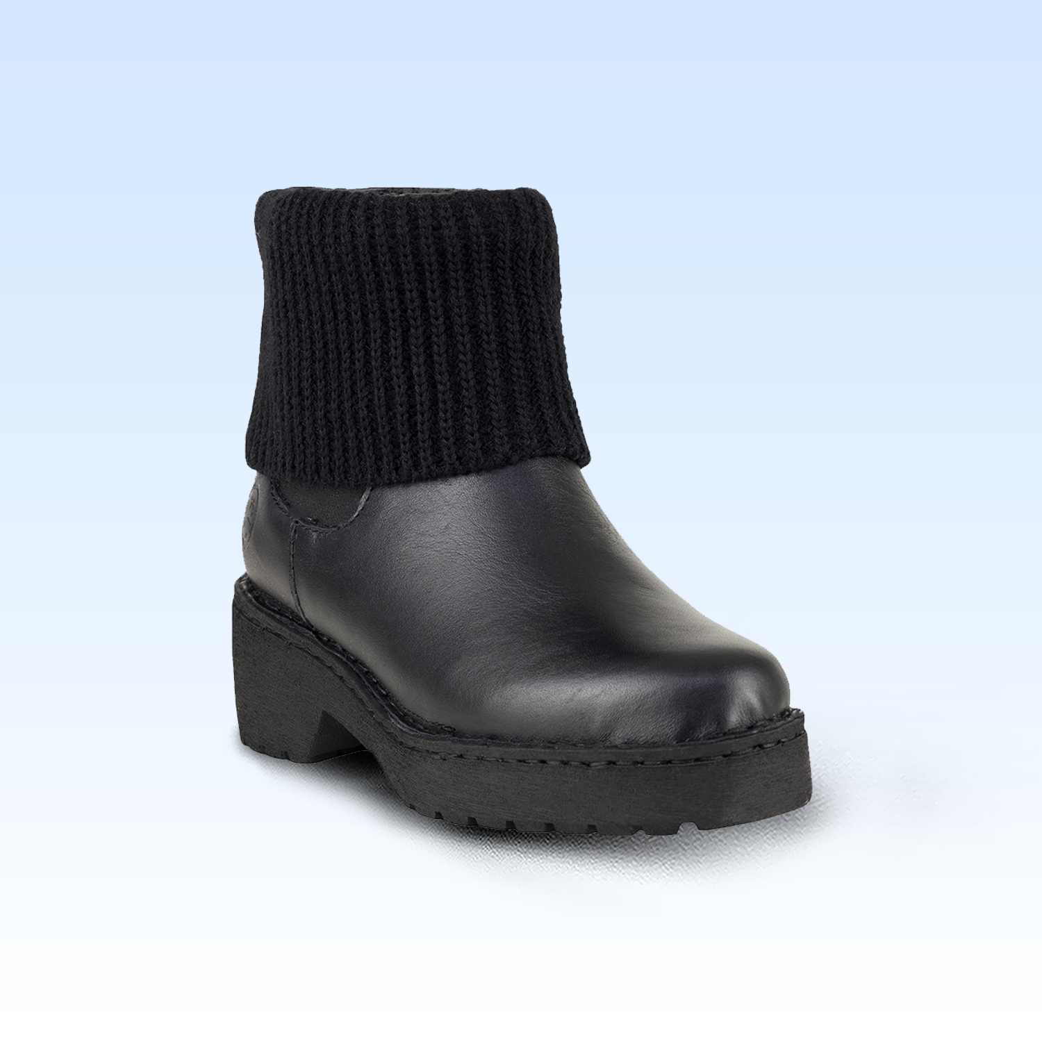 Bota Invernal Casual Dama Lobo Solo 5036 Negro