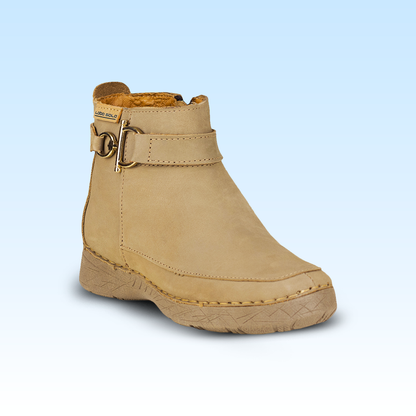 Botín Confort Casual Para Dama Lobo Solo 5697 Taupe