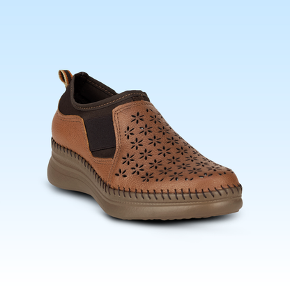 Zapato Mocasín Casual Confort Para Dama Lobo Solo 4991 Miel