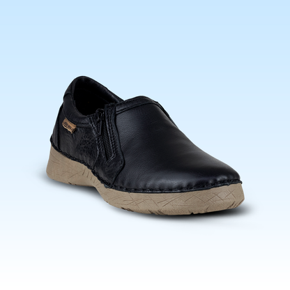 Zapato Mocasín Confort Dama Lobo Solo 5681 Negro