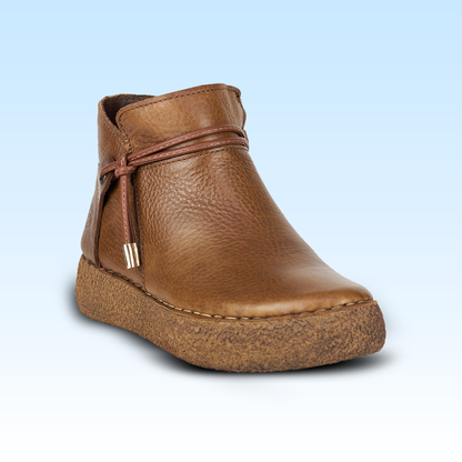 Botín Casual de Marca Lobo Solo Para Dama 4828 Camel