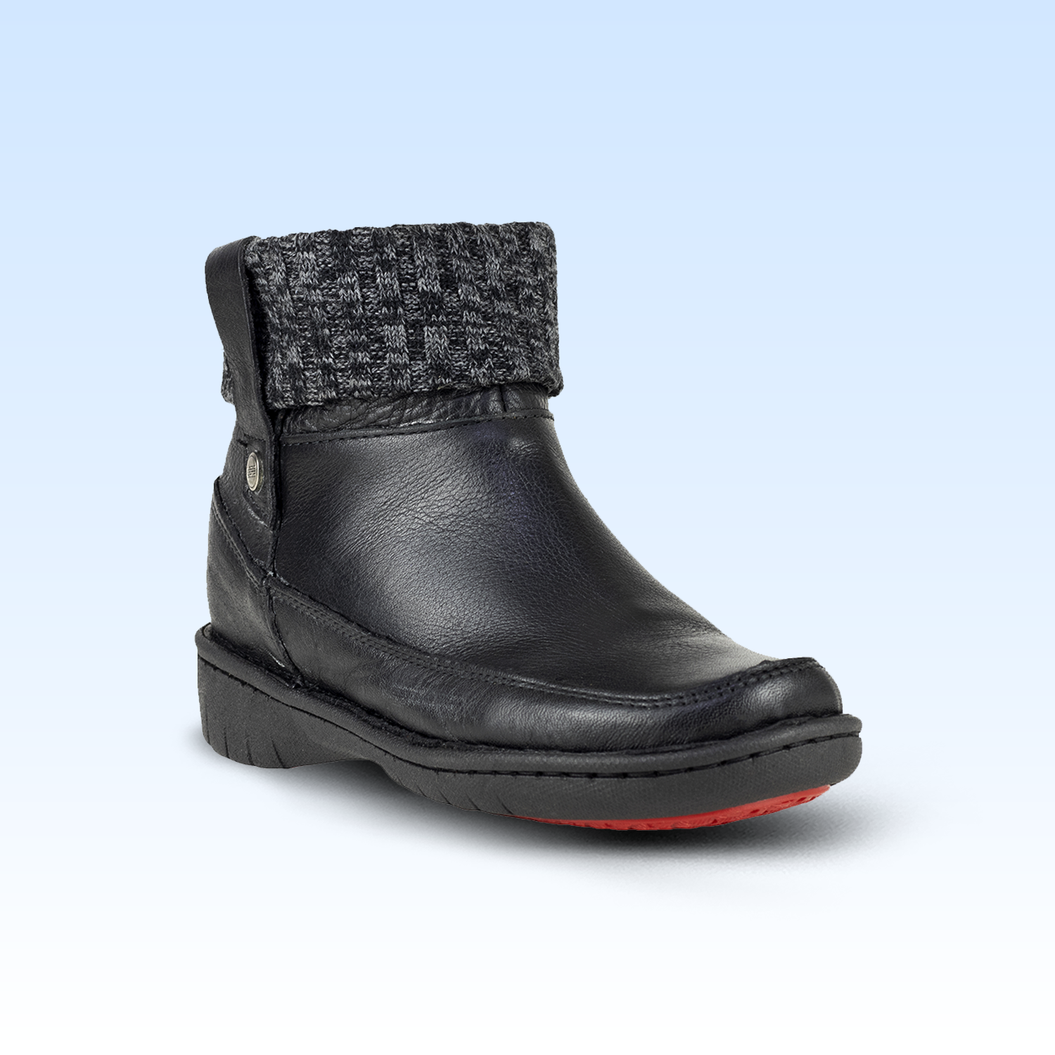 Botín Casual Dama Lobo Solo 5840 Negro
