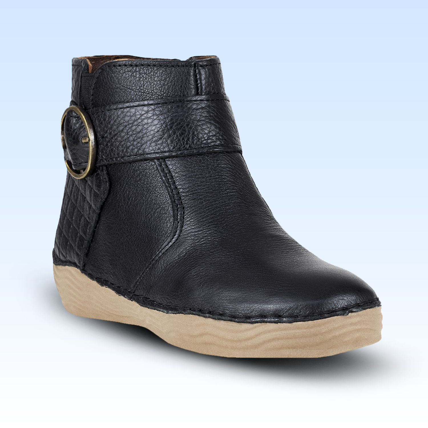 Botín Judy Casual Dama Lobo Solo 5053 Negro