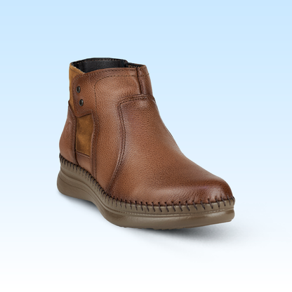 Botín Casual Confort Para Dama Lobo Solo 4989 Miel