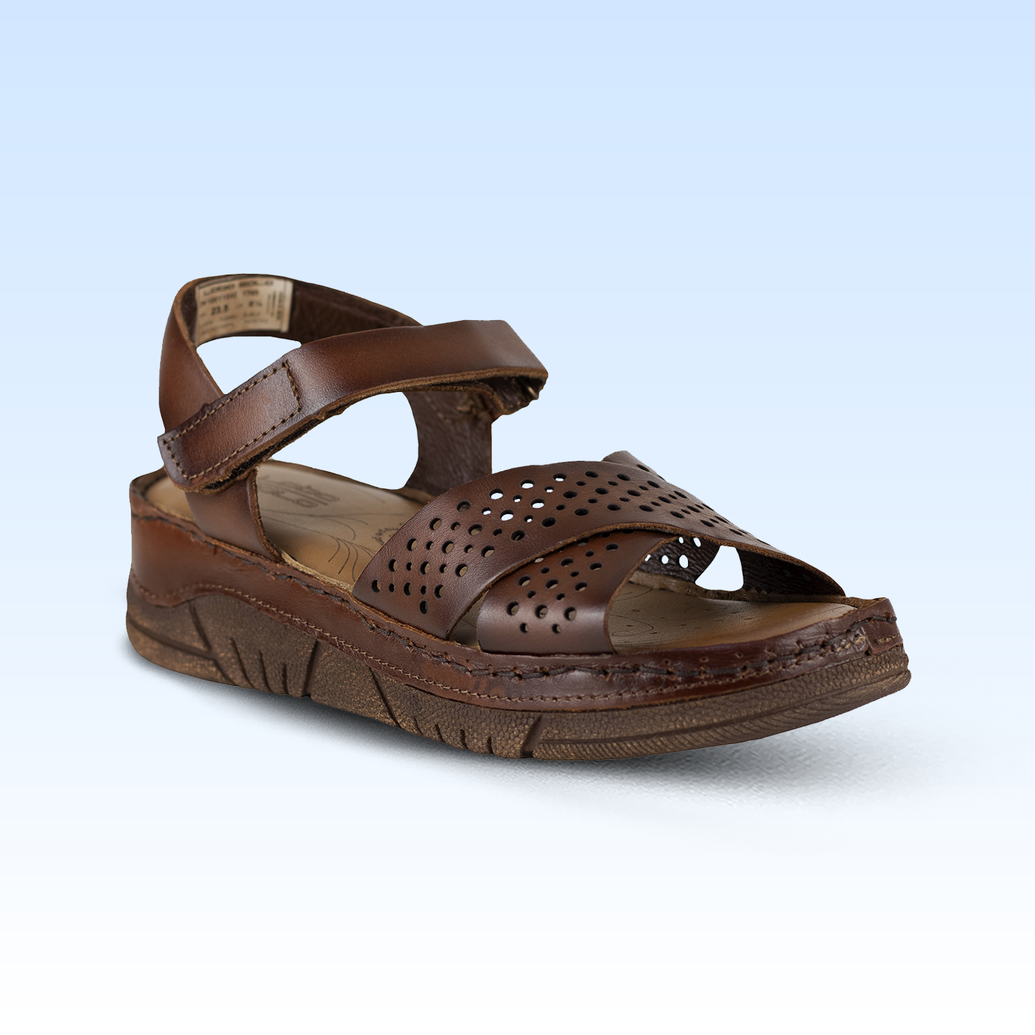 Sandalia Casual Dama Lobo Solo Zafira 1705 Laris Orange