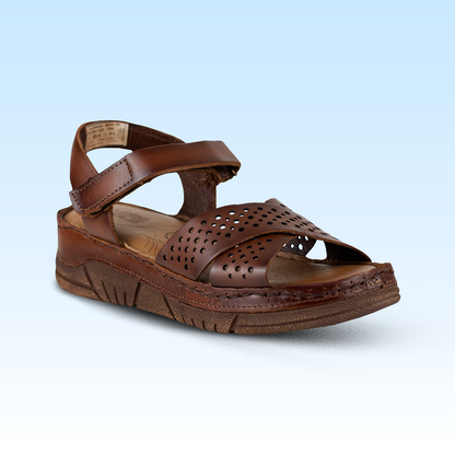 Sandalia Casual Dama Lobo Solo Zafira 1705 Laris Orange