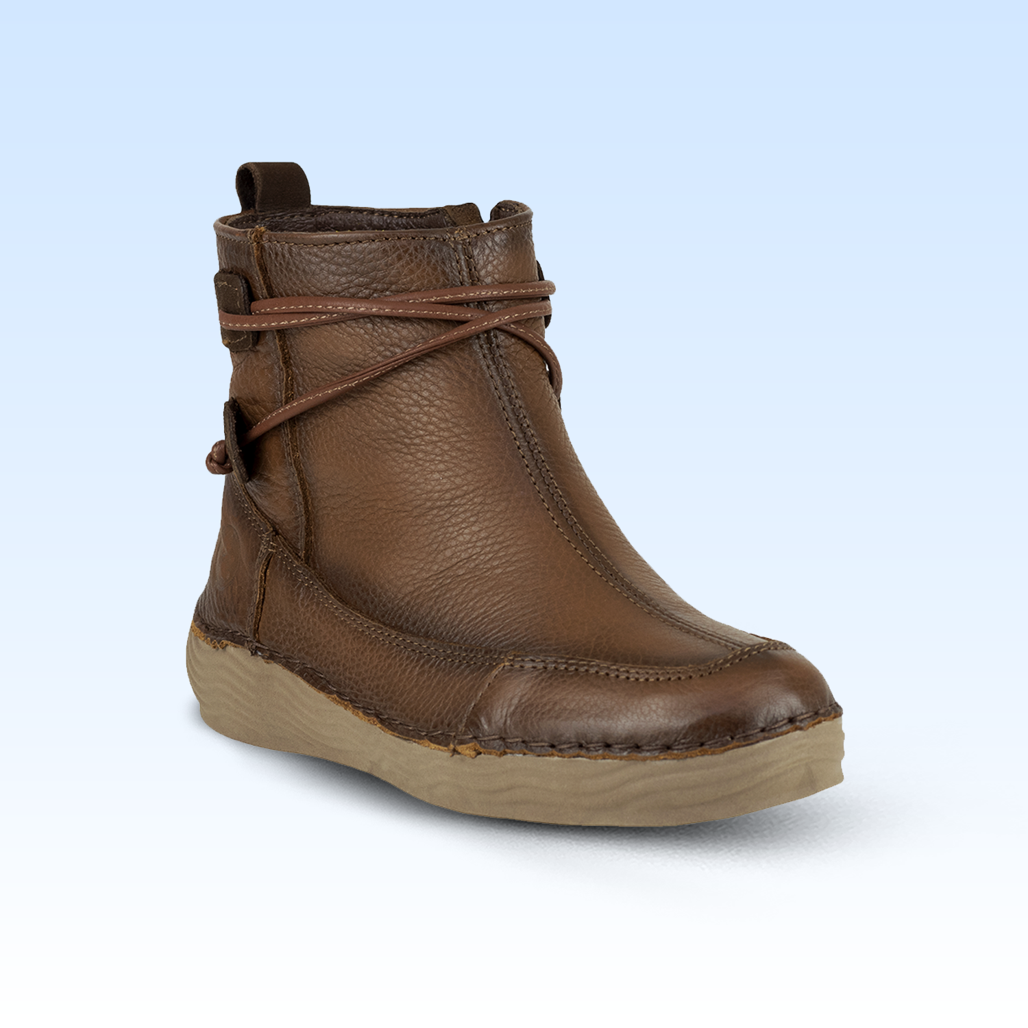 Botín Confort Casual Dama Lobo Solo 5075 Cedro