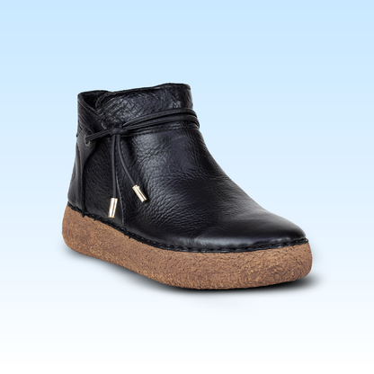 Botín Casual de Marca Lobo Solo Para Dama 4828 Negro