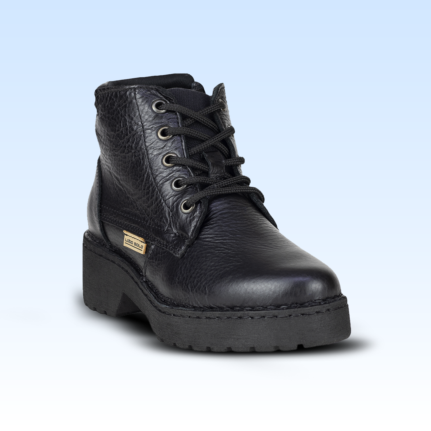 Bota Outdoor Casual Para Dama Lobo Solo 5037 Negro