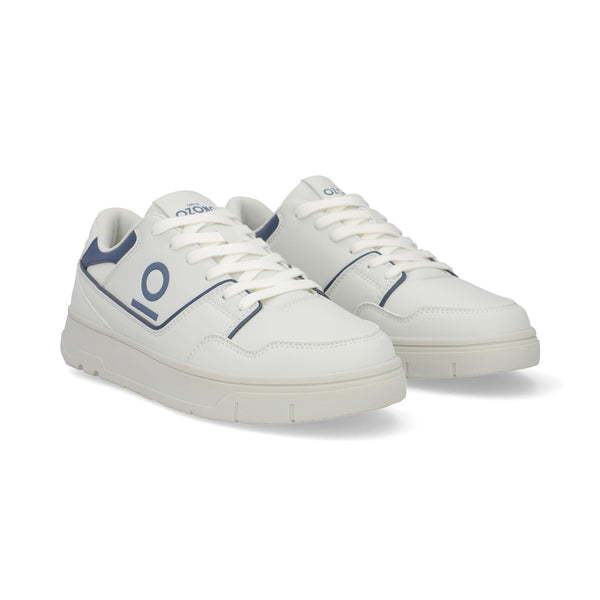 Tenis Urbano Caballero Capa De Ozono Urbano 615201 Blanco Azul