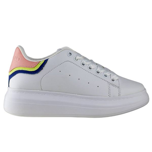 Tenis Urbano Plataforma Dama Capa De Ozono 622402 Blanco