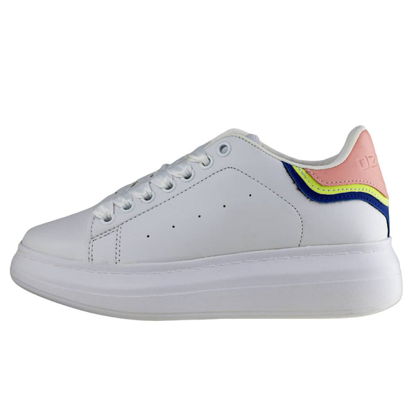 Tenis Urbano Plataforma Dama Capa De Ozono 622402 Blanco