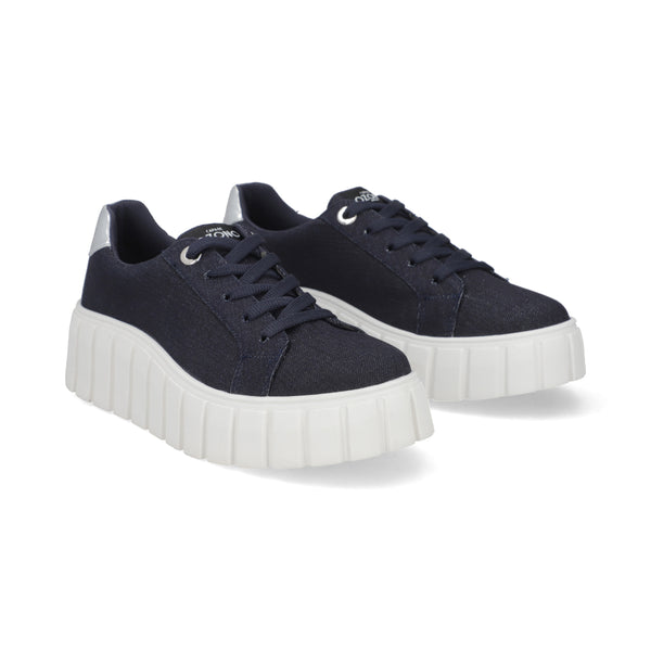 Tenis De Plataforma Dama Urbano Capa De Ozono 625403 Denim