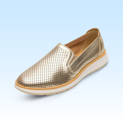 Slip On Casual Dama Flexi Rosaura 119302 Oro