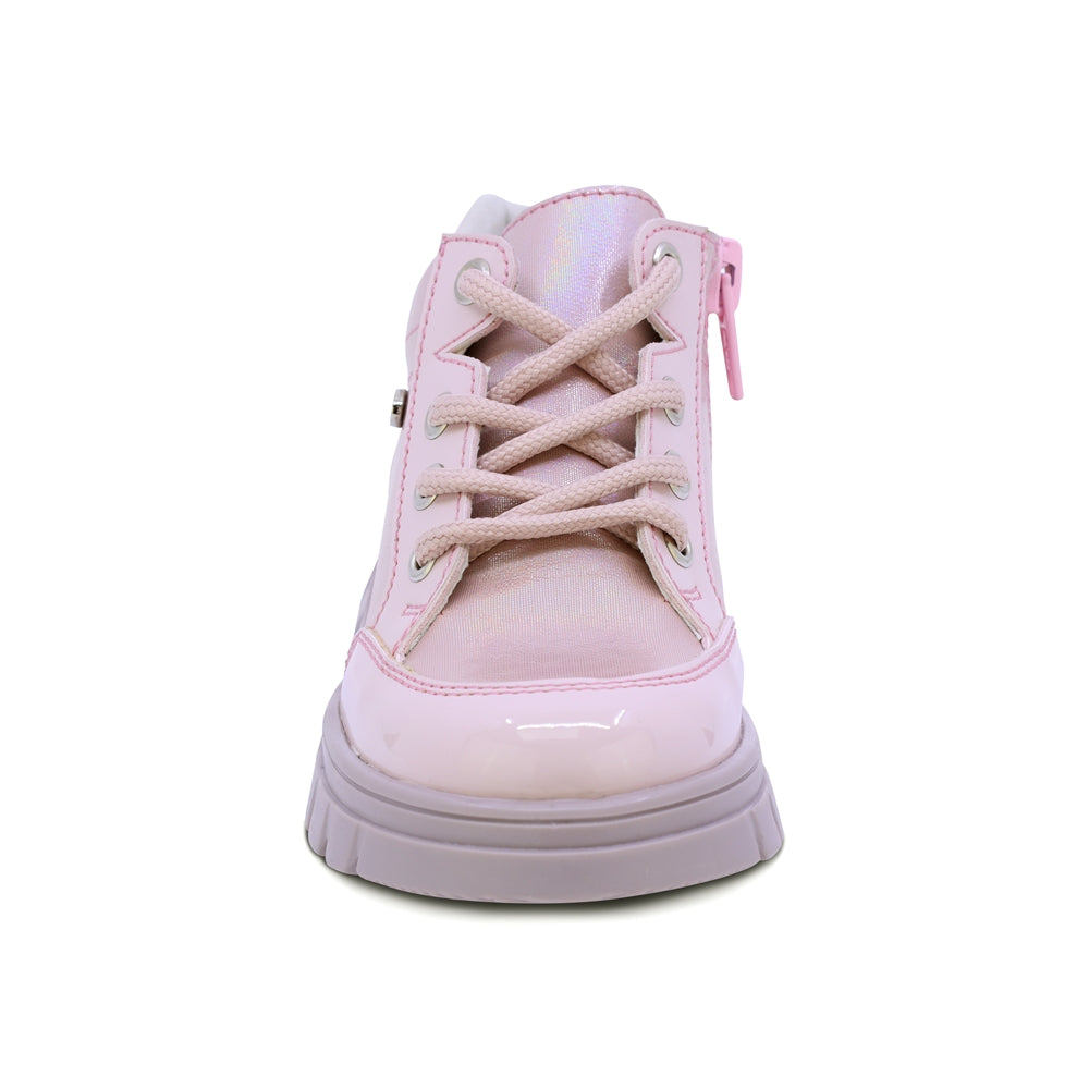 TENIS COQUETA PARA NIÑA DE SINTÉTICO COLOR ROSA SUELA THUNDER CON AGUJETA