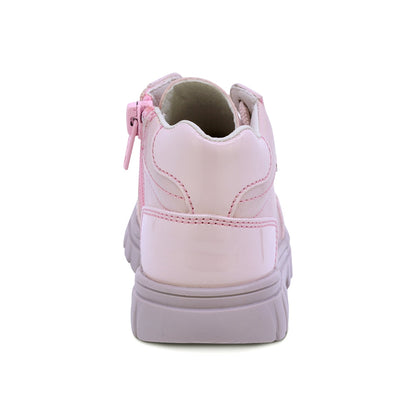 TENIS COQUETA PARA NIÑA DE SINTÉTICO COLOR ROSA SUELA THUNDER CON AGUJETA