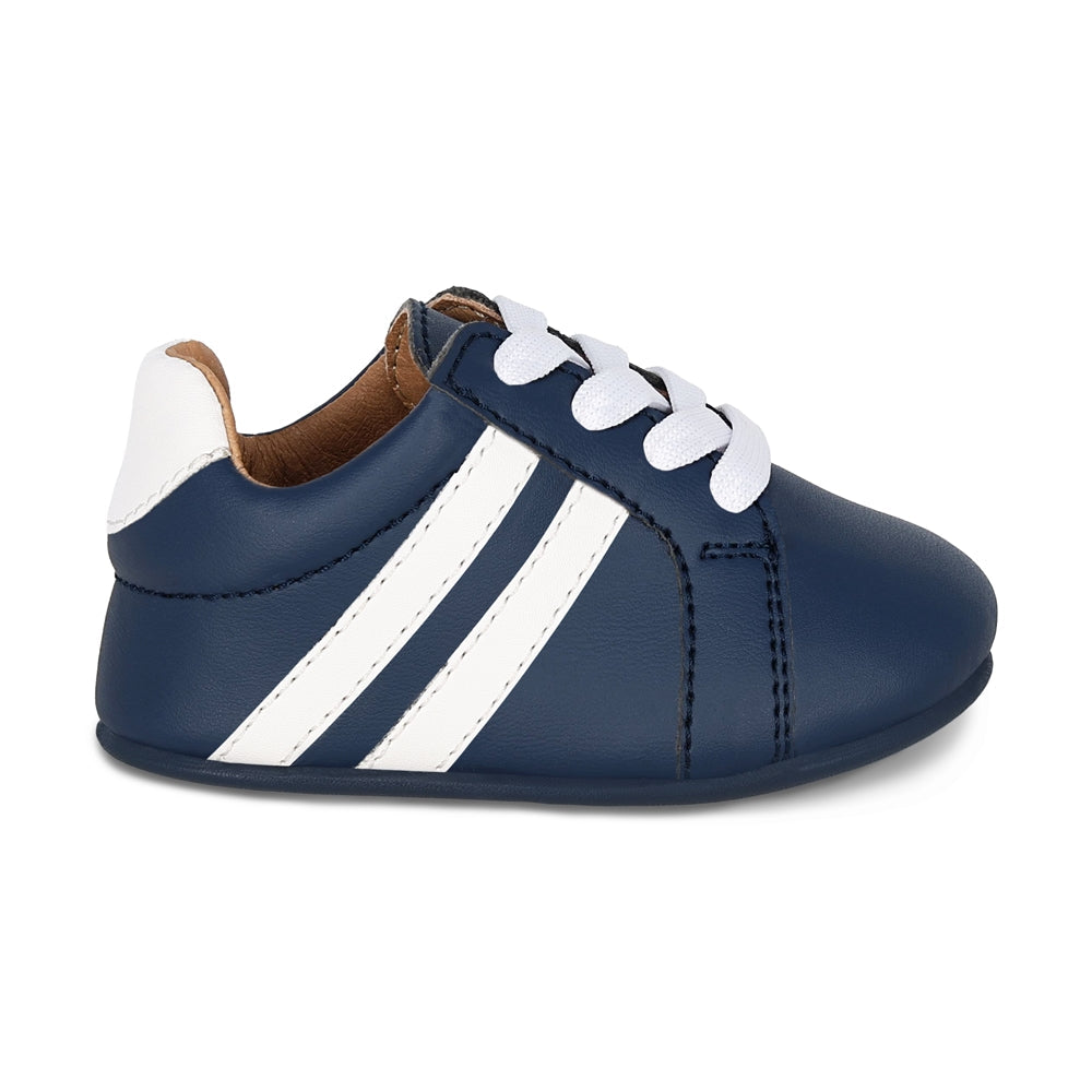 Tenis Audaz para niño en sintético azul marino Daniel con agujeta elástica