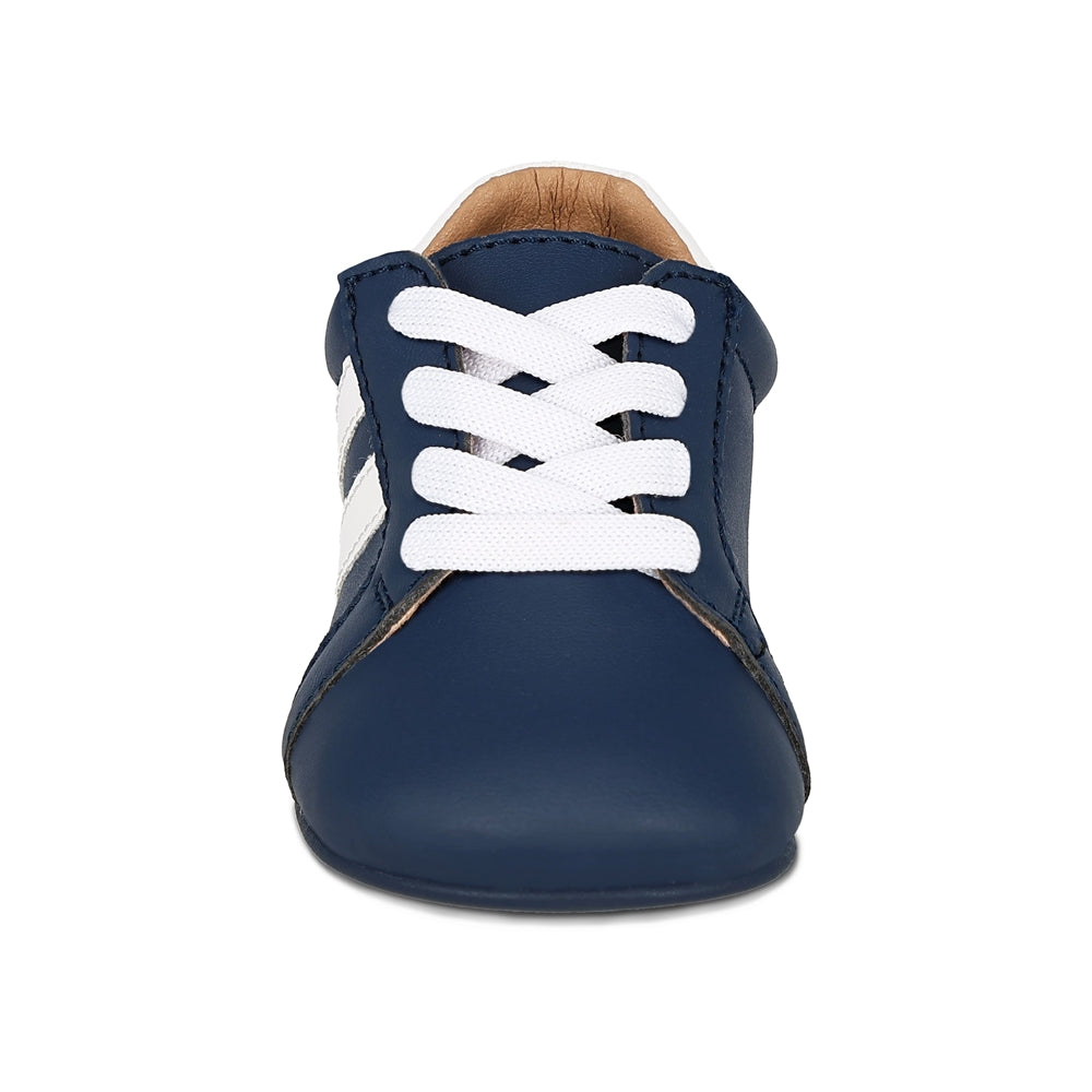 Tenis Audaz para niño en sintético azul marino Daniel con agujeta elástica