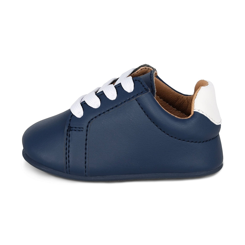 Tenis Audaz para niño en sintético azul marino Daniel con agujeta elástica