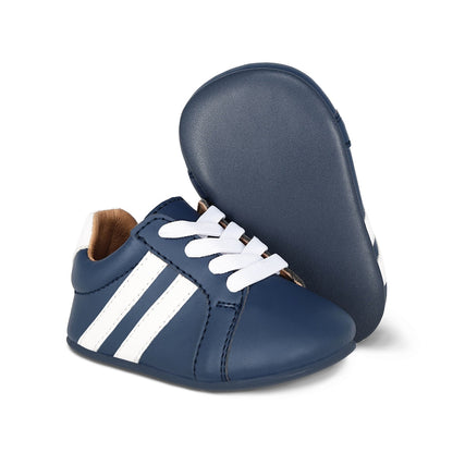 Tenis Audaz para niño en sintético azul marino Daniel con agujeta elástica