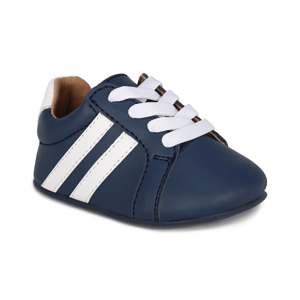 Tenis Audaz para niño en sintético azul marino Daniel con agujeta elástica