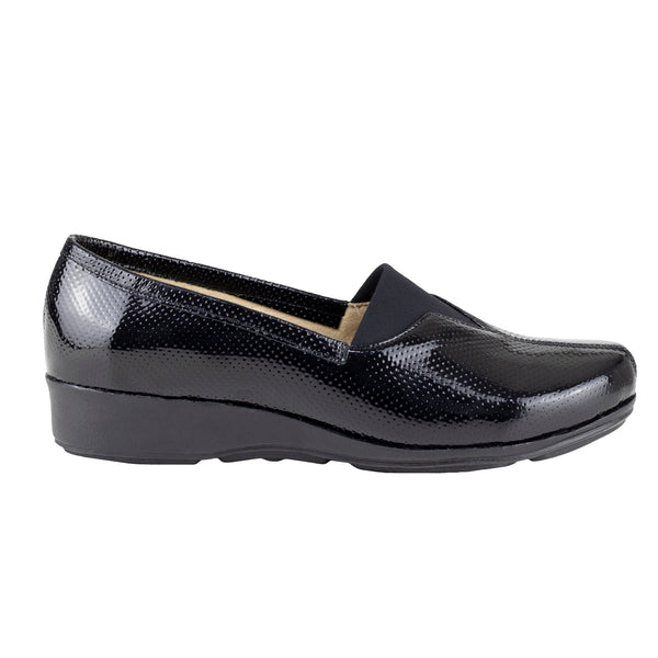 Mocasín De Charol Para Dama Capricho 919 Negro