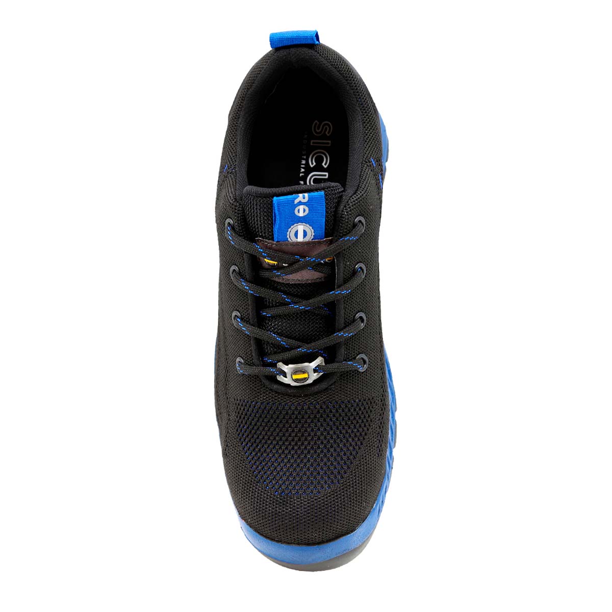 Tenis Sicuro Industrial Con Casquillo Dama Caballero SV01 Negro Azul