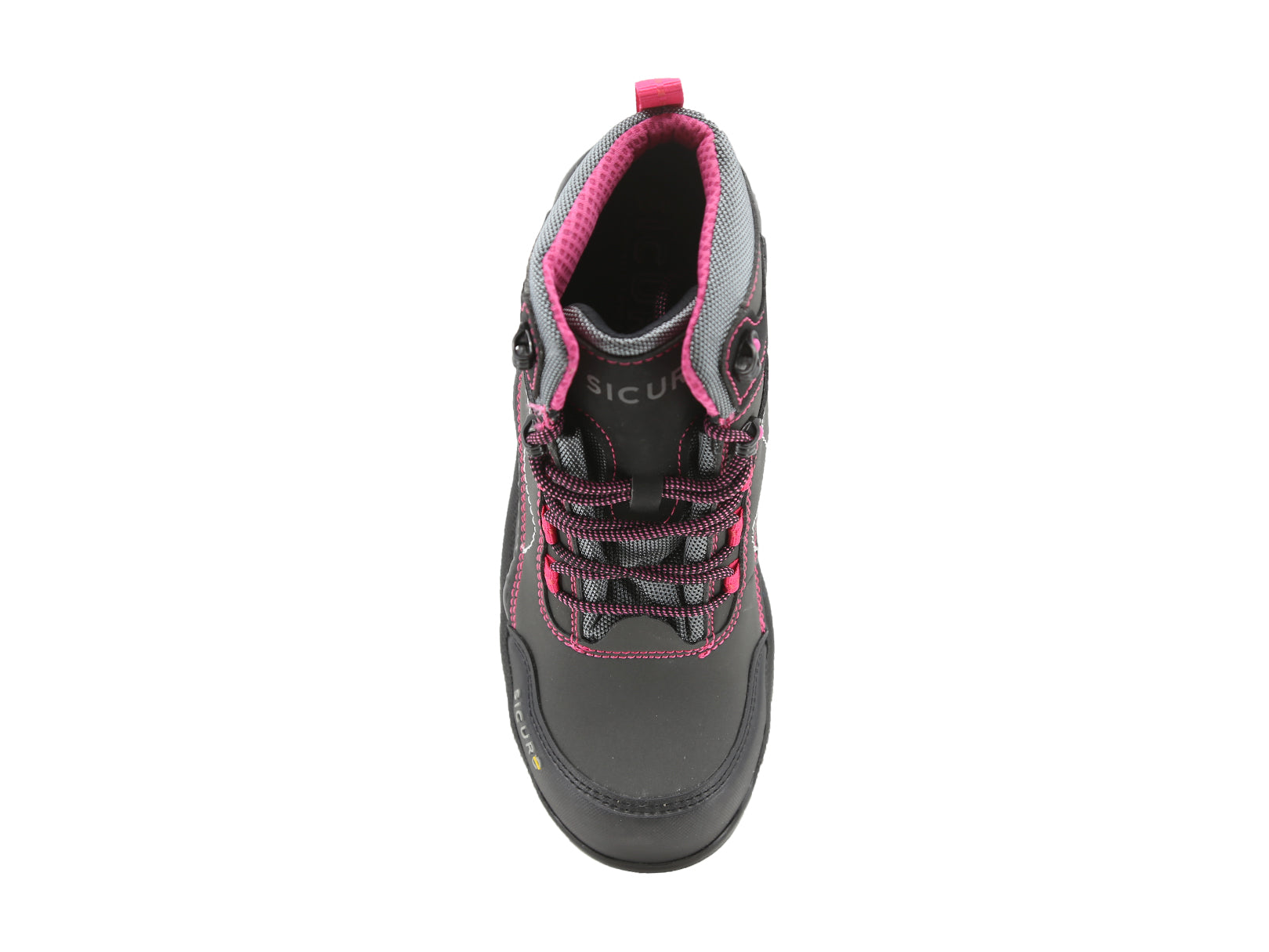 Bota Industrial Sicuro Dibase Gris Rosa Para Dama Si50