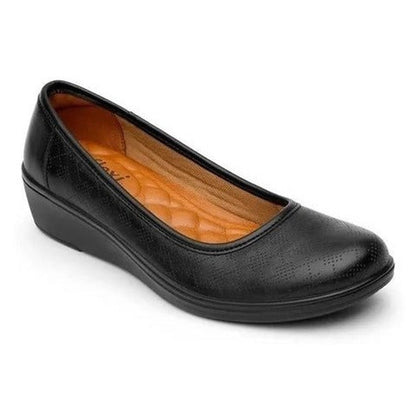 Balerina Casual Dama Flexi Castaña 45602 Negro