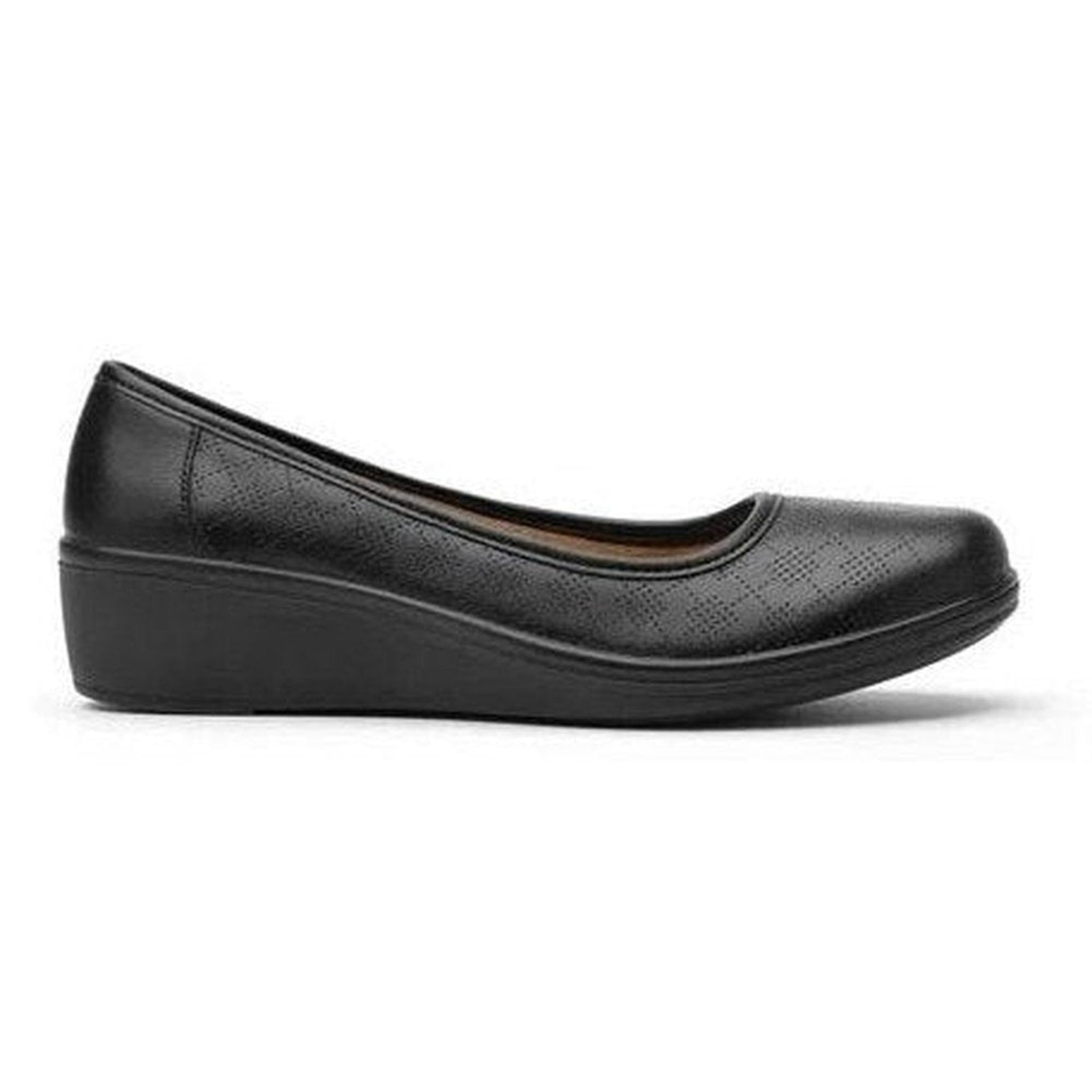 Balerina Casual Dama Flexi Castaña 45602 Negro
