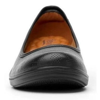 Balerina Casual Dama Flexi Castaña 45602 Negro