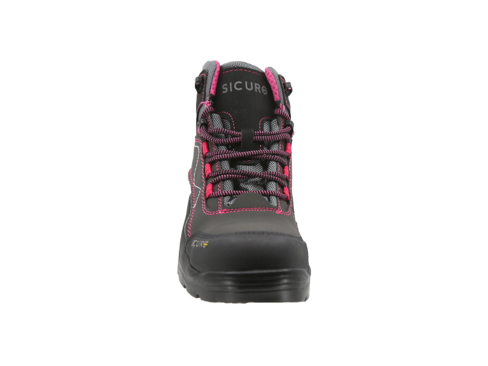 Bota Industrial Sicuro Dibase Gris Rosa Para Dama Si50