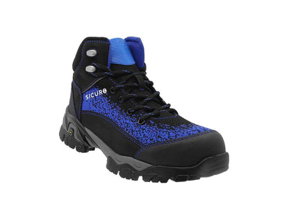 Bota De Seguridad Sicuro Negro Azul Forte SF88 Caballero