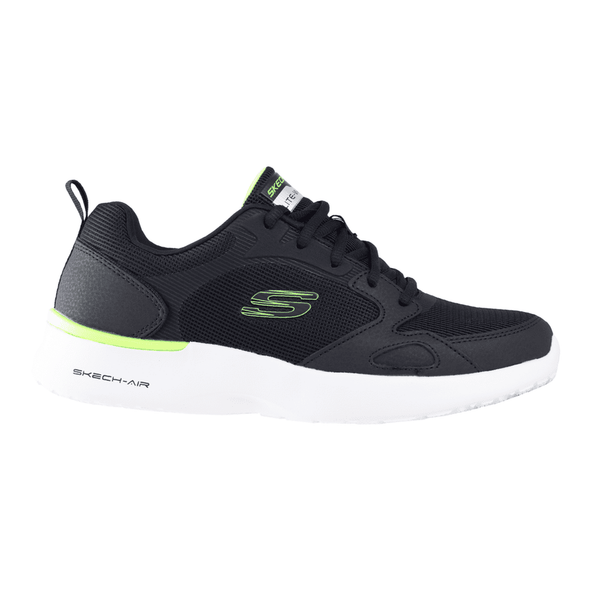 Tenis Skechers Skech-Air Dynamight Venturik Caballero 232292 Negro Limón