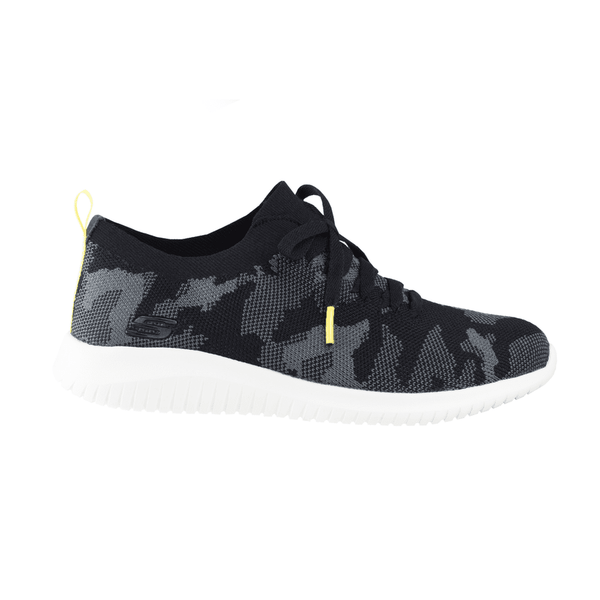 Tenis Skechers Ultra Flex Wild Pursue Dama 149029 Negro Gris