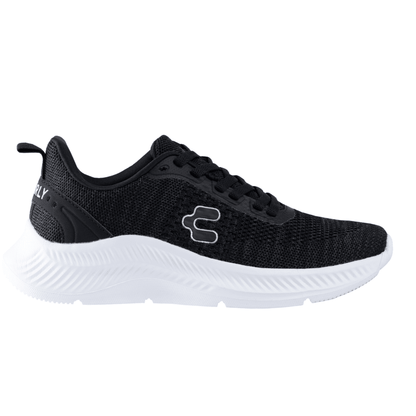 Tenis Charly Thinny Running Dama 1059082 Negro Blanco
