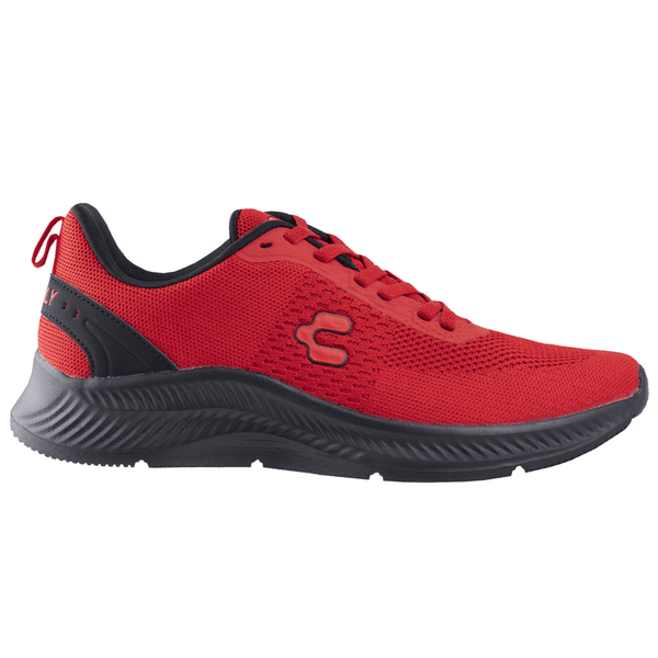 Tenis Charly Thinny Running Unisex 1086205 Rojo Negro