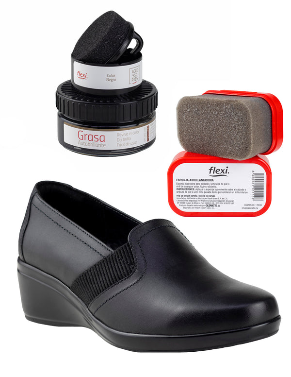 Zapatos Confort Mujer Casual Flexi 45211 Negro Más Productos de Limpieza