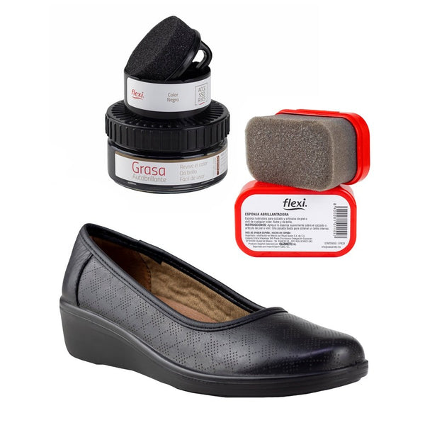 Zapato Clasico Flexi Mujer 45602 Negro Más Productos de Limpieza