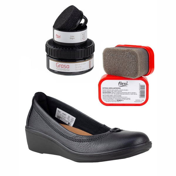 Zapato Clásico Tipo Flexi 45605 Negro Más Productos de Limpieza