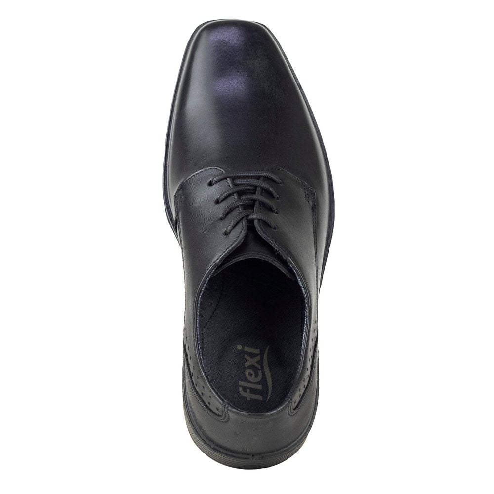 Derby Casual Caballero Flexi Bali 406401 Negro + Productos de Limpieza