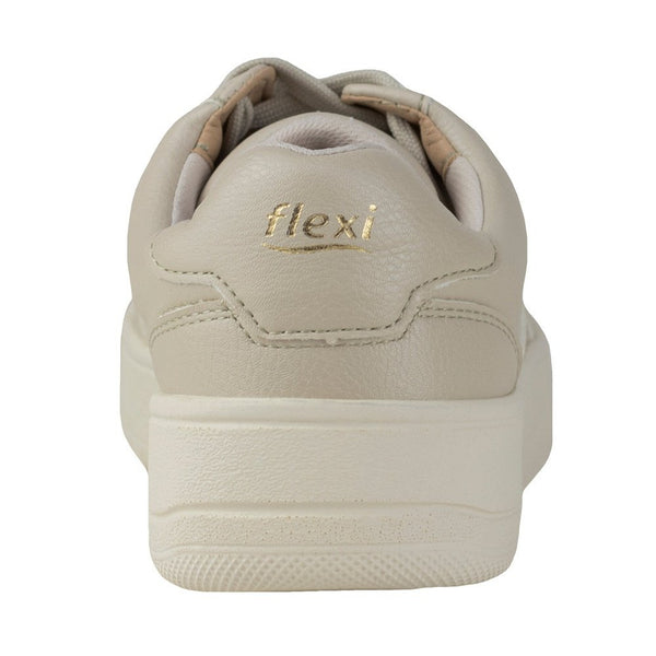 Tenis Casuales Dama Flexi Jessy 103504 Beige + Productos de Limpieza