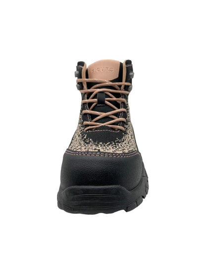 Bota De Seguridad Sicuro Negro Canela Forte SF78 Dama