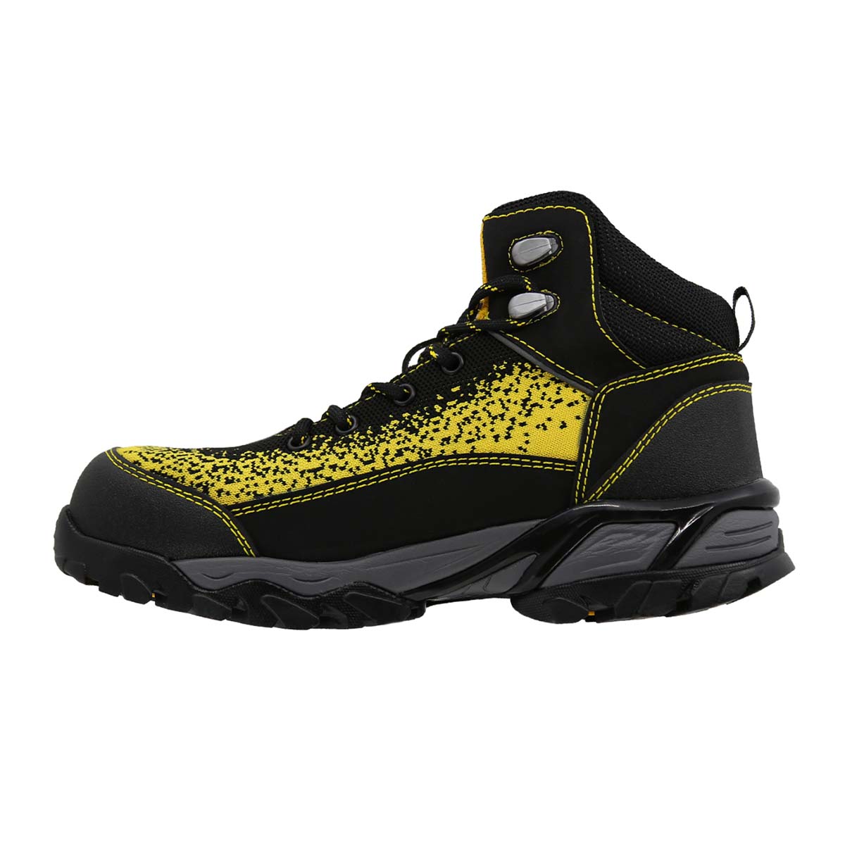 Bota De Seguridad Sicuro Forte SF88 Negro Amarillo Caballero