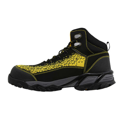Bota De Seguridad Sicuro Forte SF88 Negro Amarillo Caballero