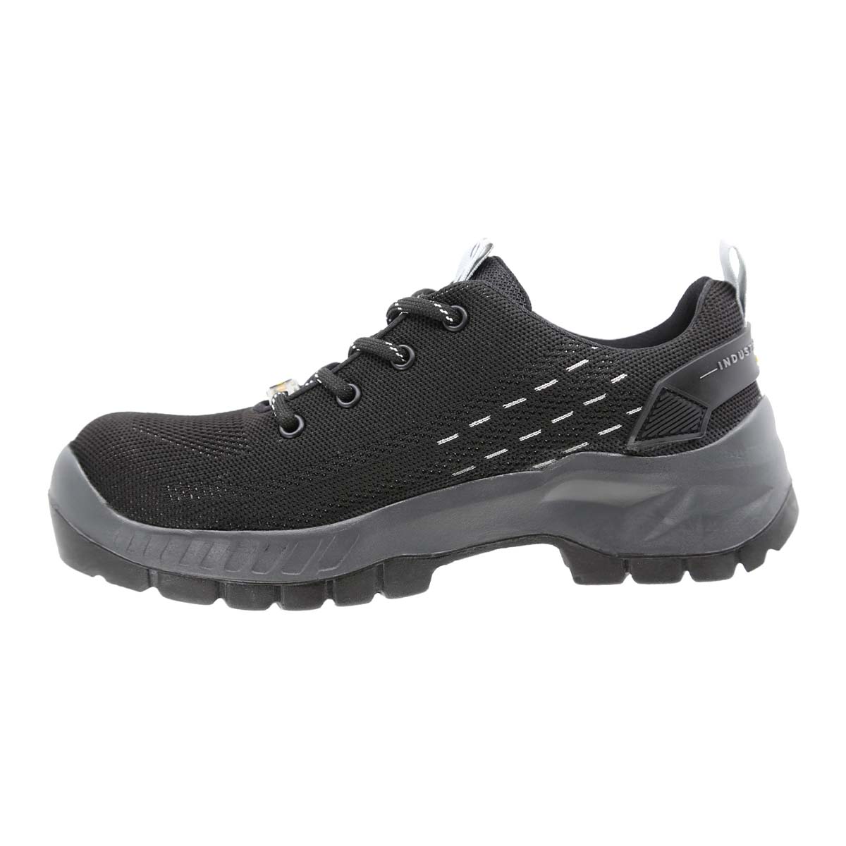 Tenis Sicuro Industrial Con Casquillo Dama Caballero SV01 Negro Gris
