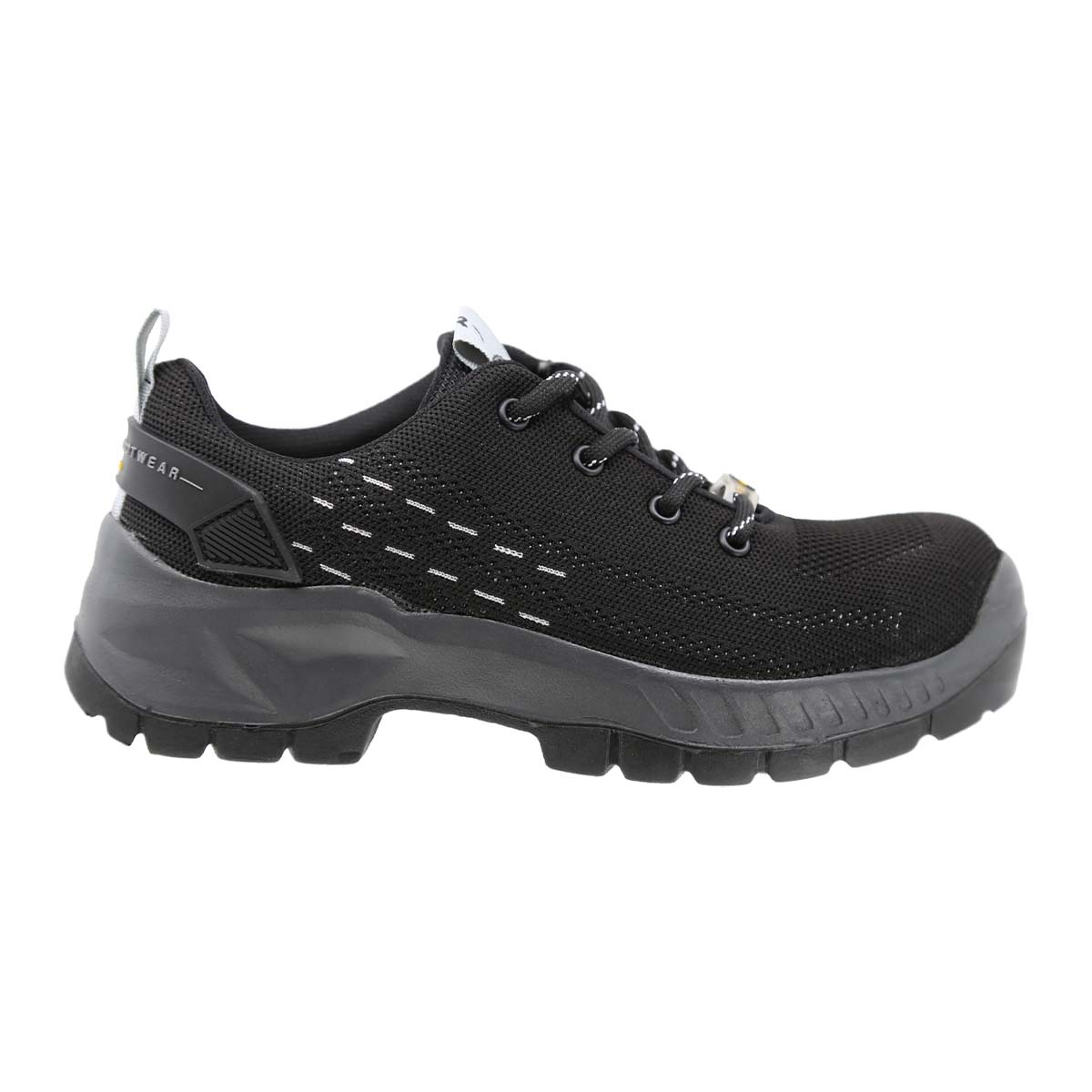 Tenis Sicuro Industrial Con Casquillo Dama Caballero SV01 Negro Gris
