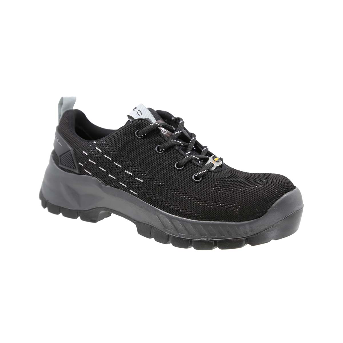 Tenis Sicuro Industrial Con Casquillo Dama Caballero SV01 Negro Gris