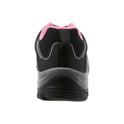 Tenis Sicuro Industrial Con Casquillo Para Dama SA703 Color Negro Rosa